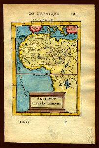 Map of ancient interior Libya, 1683