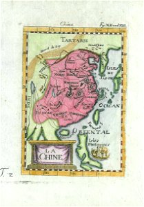 Map of China, 1719