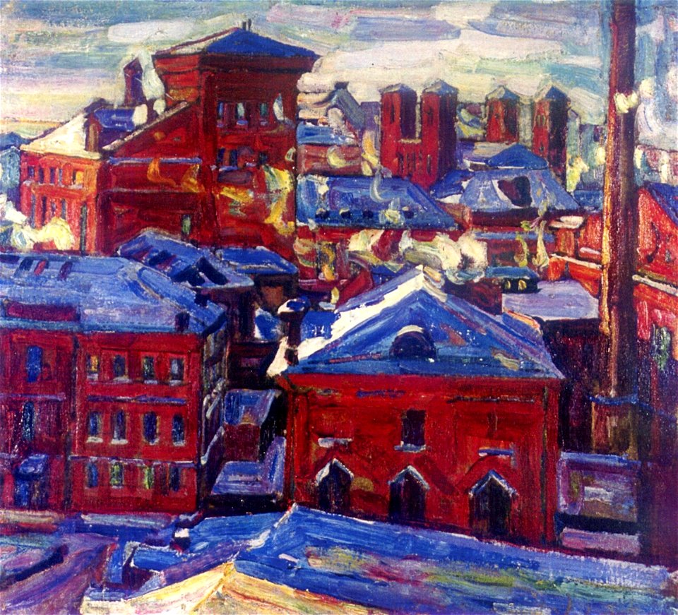Moscow, View Toward the Factory
