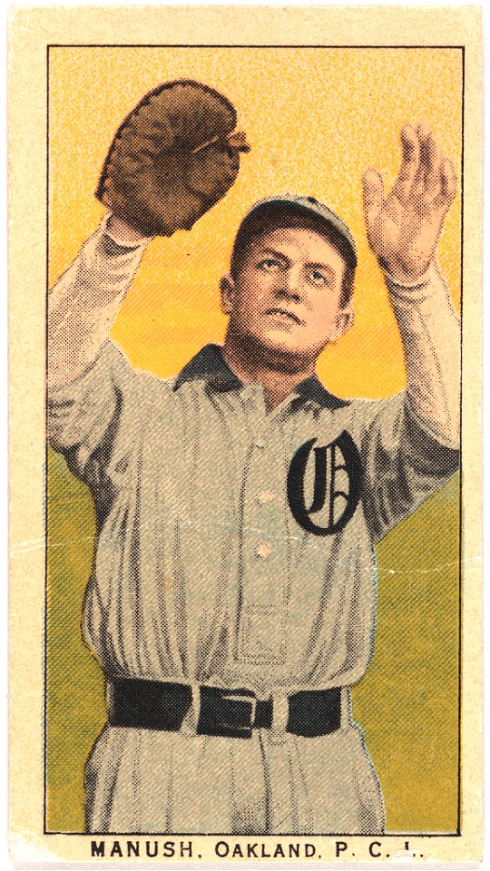 Manush, Oakland Team, baseball card portrait LCCN2008677045