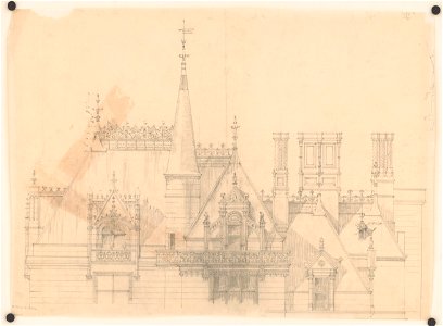 Mansion for William K. and Alva Vanderbilt, 660 Fifth Avenue, New York City). (Roof LCCN2017648598