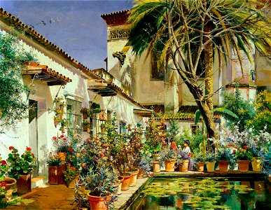 Manuel García Rodríguez First Atrium of Santa Paula Convent Seville