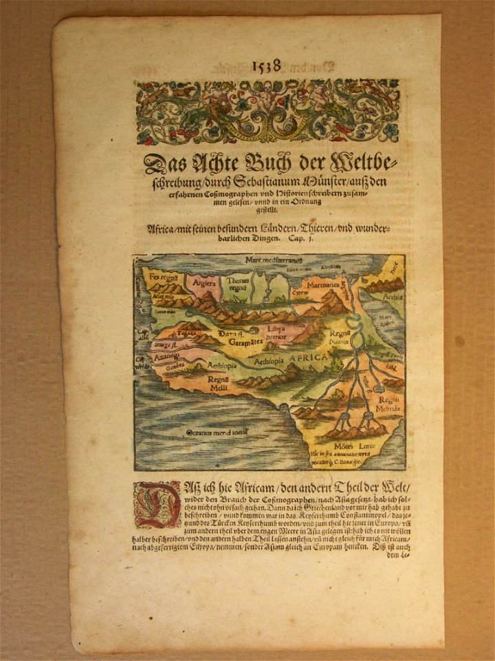 Map of Africa(1600)