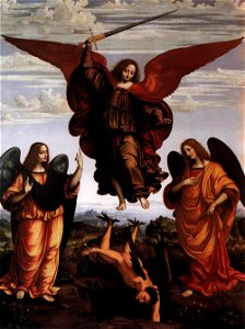 Marco d' Oggiono - The Three Archangels - WGA16632