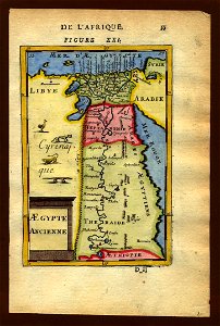 Map of ancient Egypt, 1683