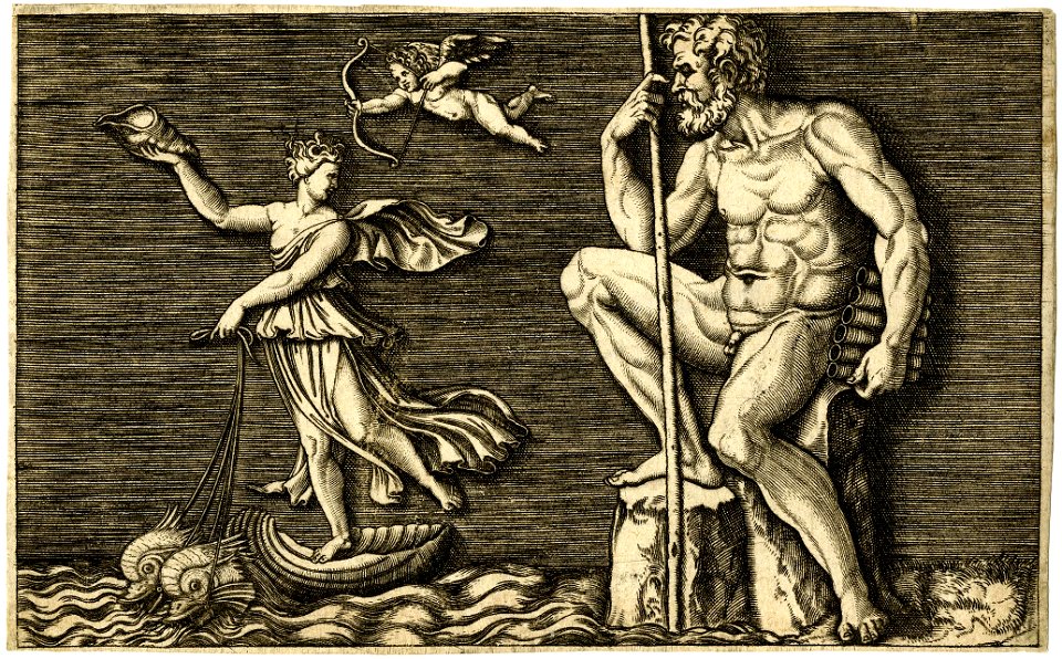 Marco da Ravenna - After - Ancient Bas-Reliefs, H,7.49