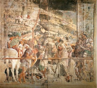 Mantegna, martirio di san giacomo, situazione attuale