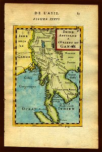 Map of ancient Southeast Asia, 1683