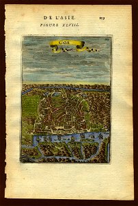 Map of Goa, 1683