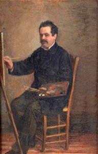 Manuel-Gómez-Moreno-González. Autorretrato.1878