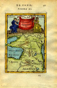 Map of Armenia and Georgia, Description de L'Universe (Alain Manesson Mallet, 1683)