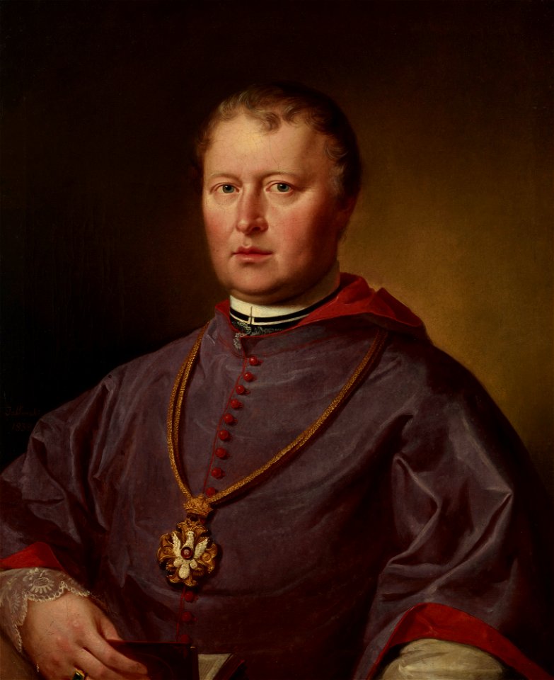 Marcin Jabłoński - Portrait of Rev. Jan Szafrański - MNK II-a-367 - National Museum Kraków