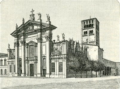 Mantova facciata della Cattedrale