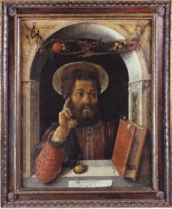 Andrea Mantegna - Der Evangelist Markus. Free illustration for personal and commercial use.