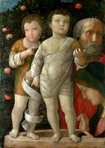 Mantegna, Sacra Famiglia con san Giovannino, londra