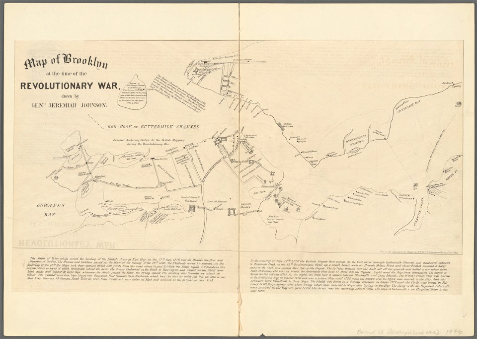 Map of Brooklyn and Lower Manhattan in September 1776 (4 MB)