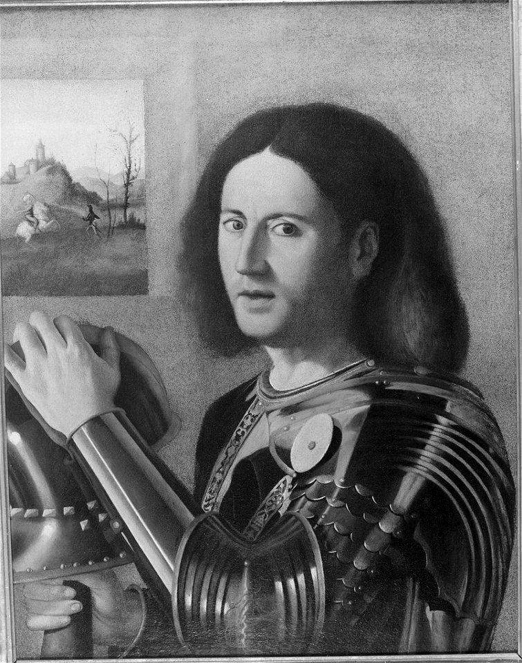 Marco Basaiti - Portrait of a Man in Armor - 1962.159 - Fogg Museum