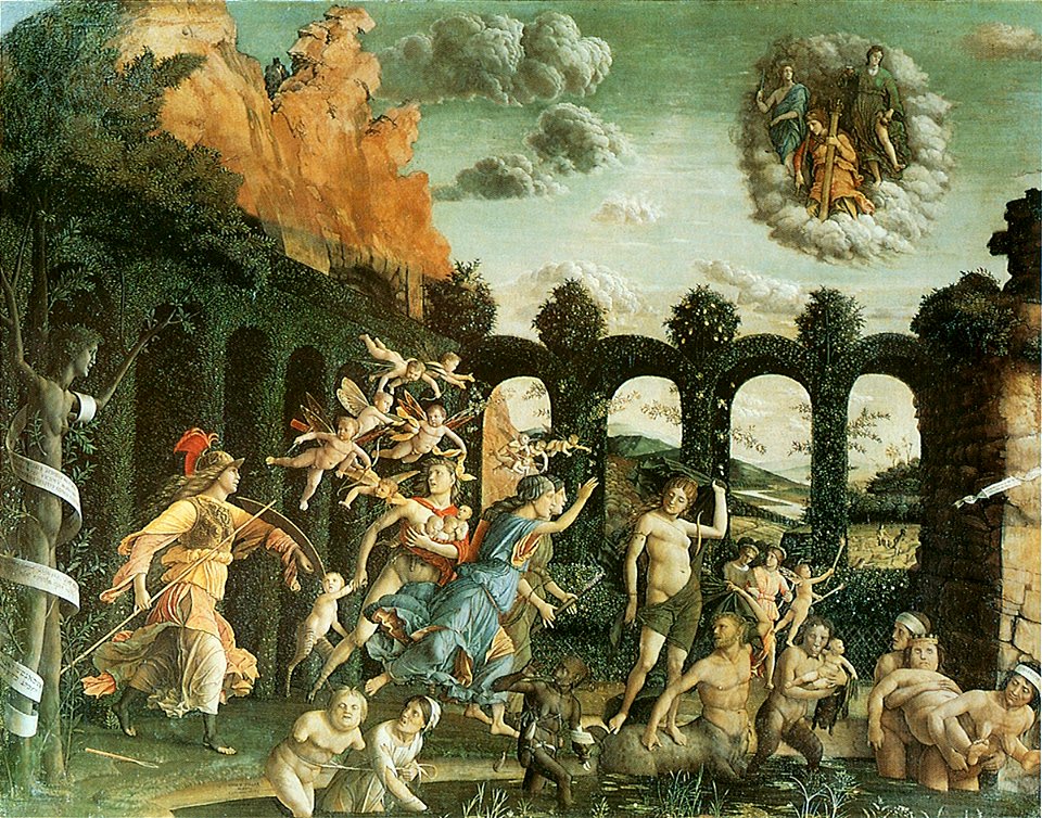 Mantegna, trionfo della virtù