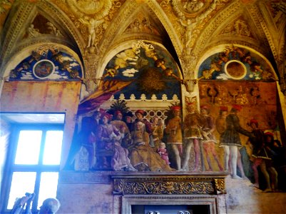 Mantova Castello di San Giorgio Innen Camera degli Sposi 2