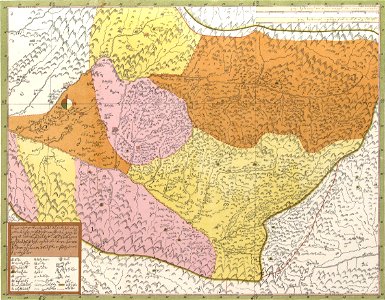 Map of Georgia by Prince Vakhushti Bagrationi.38