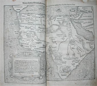 Map of Africa(1578). Free illustration for personal and commercial use.