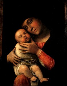 Mantegna, madonna poldi pezzoli. Free illustration for personal and commercial use.