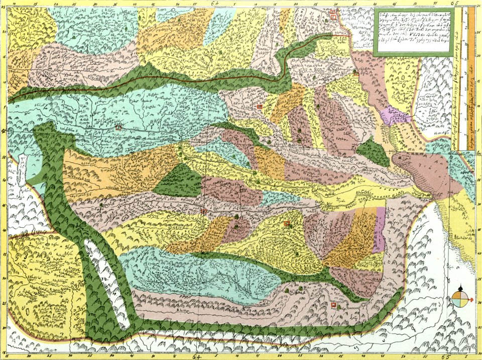 Map of Georgia by Prince Vakhushti Bagrationi.42