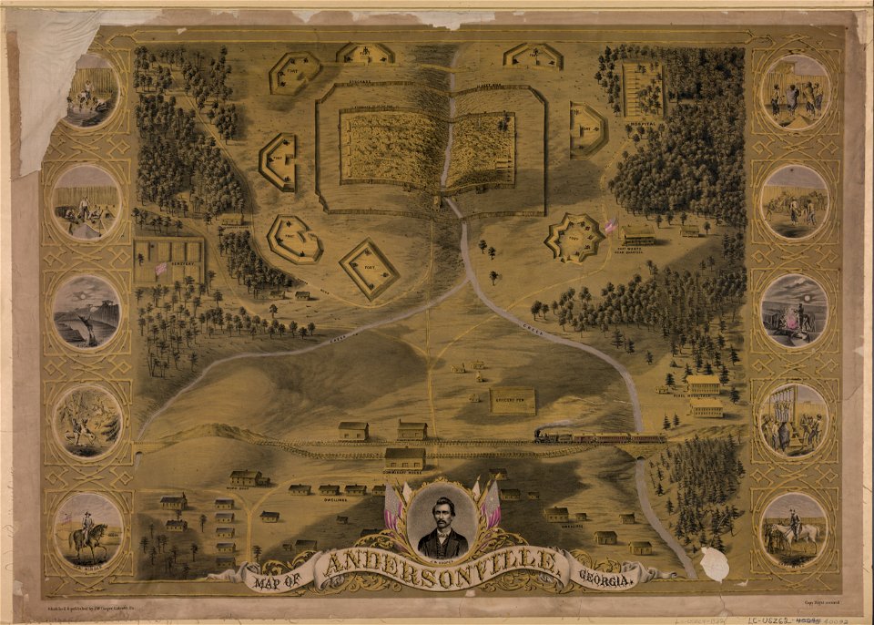 Map of Andersonville, Georgia LCCN2003674764