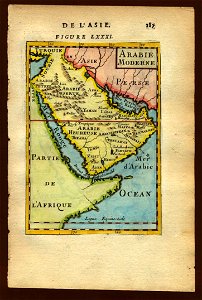 Map of Arabia, 1683