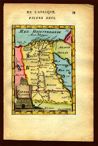 Map of Egypt, 1683