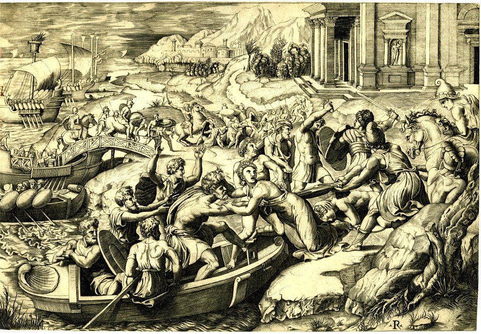 Marco da Ravenna - The Abduction of Helen, H,7.45