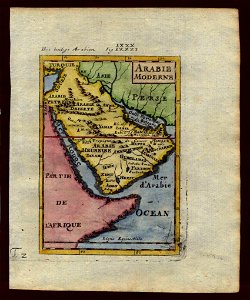 Map of Arabia, 1719