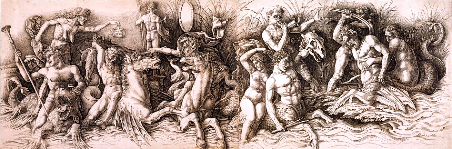 Andrea Mantegna Schlacht der Meeresgötter