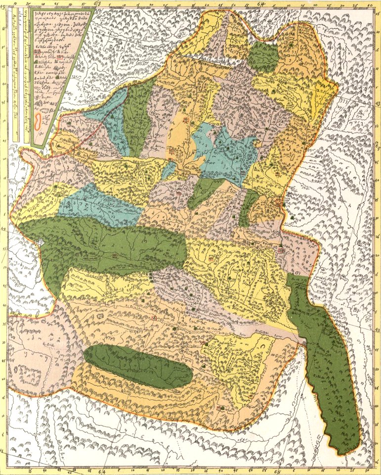 Map of Georgia by Prince Vakhushti Bagrationi.18