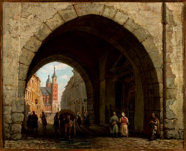 Marcin Zaleski - St. Florian’s Gate in Kraków - MP 712 - National Museum in Warsaw