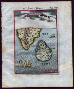 Map of Ceylon, 1719