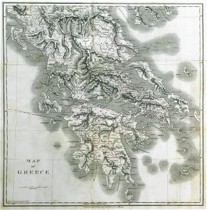 Map of Greece - Dodwell Edward - 1819