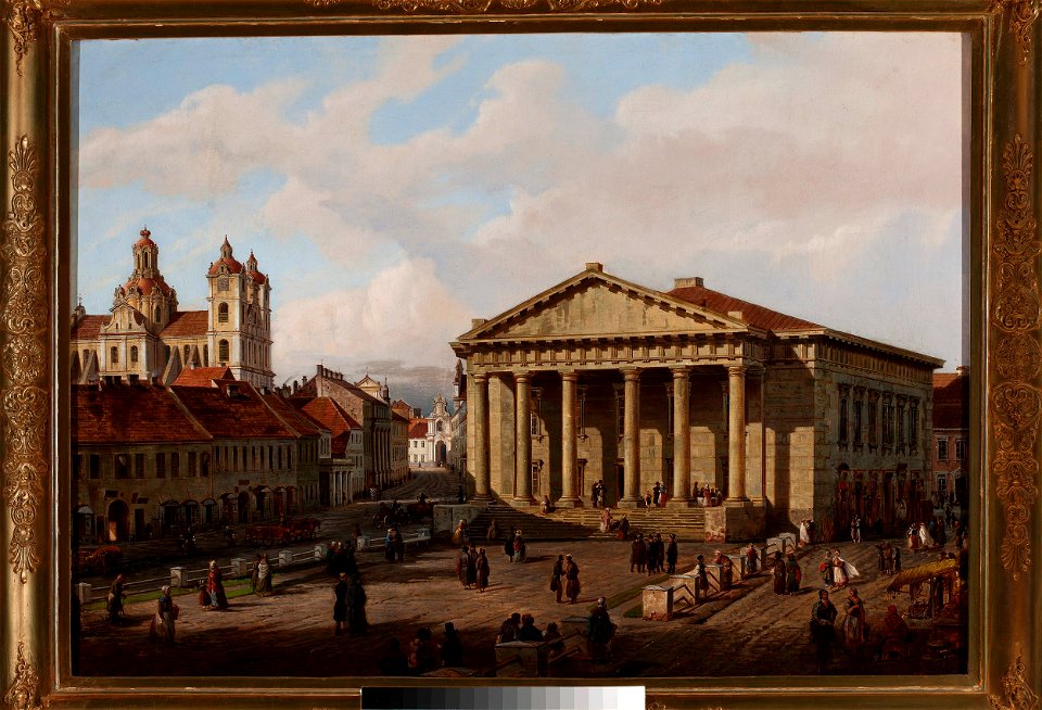 Marcin Zaleski - Town hall in Vilnius - MP 4353 MNW - National Museum in Warsaw