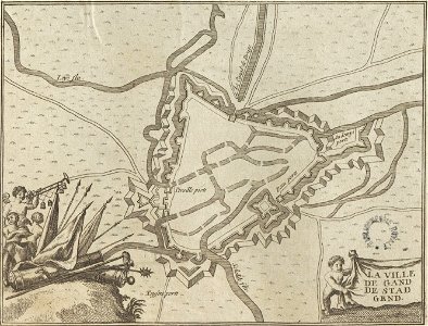 Map of Ghent by Jacobus Harrewijn, 1785