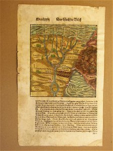 Map of Egypt (1580)