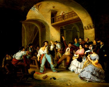Manuel Cabral Aguado Bejarano A Drunkard at an Inn