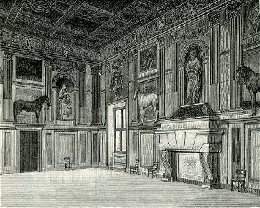 Mantova Palazzo del Tè sala dei Cavalli. Free illustration for personal and commercial use.