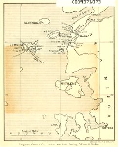 Map of Gallipoli region, 1915. Withtwentyninthd00creirich 0267