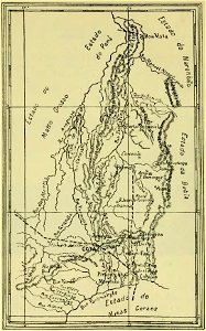 Map of Goyaz, Brazil circa 1903