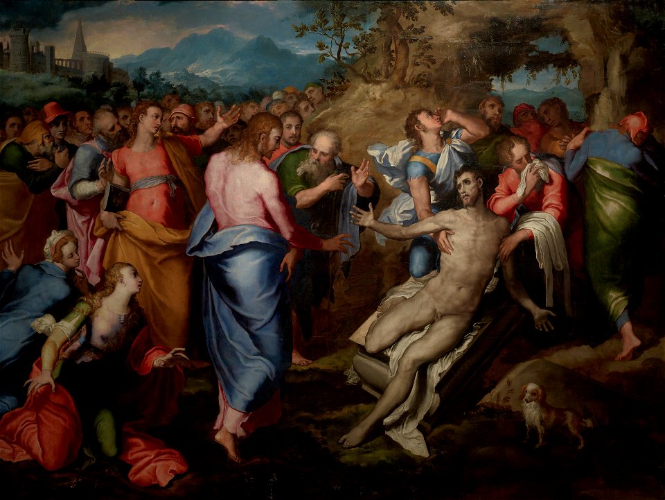 Marco Pino - The Resurrection of Lazaru - 2009.95.1 - Yale University Art Gallery