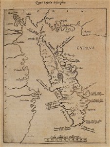 Map of Cyprus - Cootwijck Johannes Van - 1619