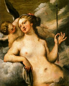 Marco Liberi - Vênus desarmando Cupido. Free illustration for personal and commercial use.