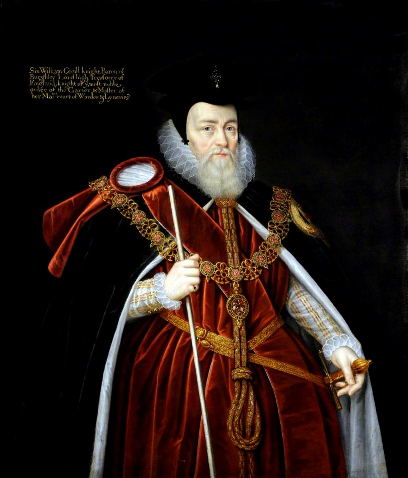 Marcus Gheeraerts the younger (1561-1562-1635-1636) (after) - William Cecil (1520–1598), 1st Baron Burghley - 1129109 - National Trust
