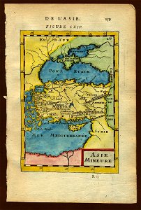 Map of Asia Minor, Description de L'Universe (Alain Manesson Mallet, 1683)