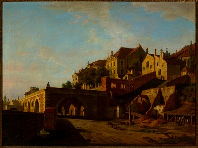 Marcin Zaleski - View of the castle from the north - MP 2289 MNW - National Museum in Warsaw